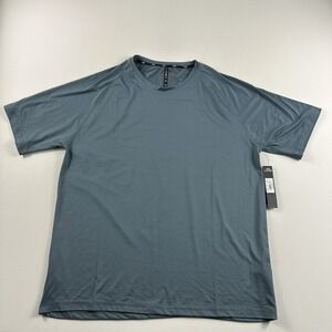 Leg3nd Inspire T Shirt Men XL Atlantic Gray Active Training‎ Gym Short Sleeve